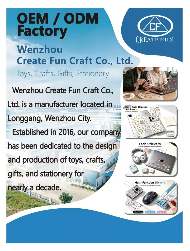 Η Wenzhou Create Fun Craft Co., Ltd. λάμπει στην παγκόσμια έκθεση: Μια δεκαετία καινοτομίας σε προσαρμοσμένα αυτοκόλλητα και παιχνίδια DIY