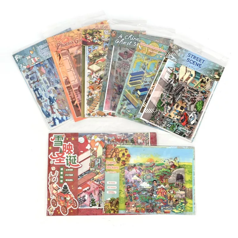 Colorful Scene Sticker